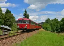 798 776 + 998 840 + 798 706 bei einer Pendelfahrt nach Bayerisch Eisenstien am 05.07.2014 bei Böhmsich Eisenstein.