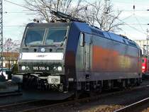 MRCE 185 556-8 am 08.12.06 in Frankfurt (Oder).