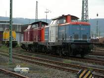 NBE Doppelpack wartet auf den Nacht-Az in Hagen Gbf am 16.12.2006 