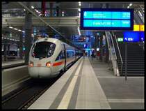 ICE 1548 bestand am Freitag, den 22.12.2006, aus ICE T 411 009  G�strow  und dem ICE T  Eisenach .