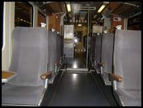 Die 1. Klasse in den Married-Pair Waggon. Sehr komfortabel! Hinweis: Der Steuerwagen und dieser 1.Klasse Wagen sind die einzigstens, die an die Lok angekuppelt werden k�nnen oder besser gesagt die beiden haben eine Schraubenkupplung. 