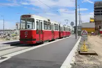 Wien Wiener Linien SL D (c5 1489) Alfred-Adler-Strasse am 9. Juli 2014.