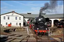 03 2155 im Bw Nossen. Aufgenommen 05.05.2012