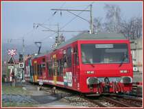 BDeh 3/6 Nr 25 verl�sst Heiden Richtung Rorschach Hafen. (23.12.2006)