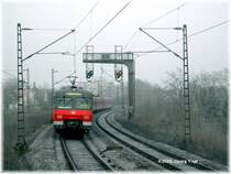 420 444-2 verl�sst als S 7532 Stuttgart Schwabstra�e - Bietigheim Bissingen den Haltepunkt Tamm (W�rttemberg). 27.12.06