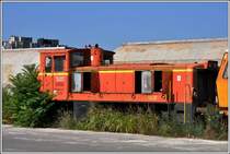 Remont Pruga do Sarajevo steht auf der Seitenwand, was auf eine Gleisbaufirma im bosnischen Sarajevo hinweisen würde. 732 190 in Podgorica. (14.08.2014)
