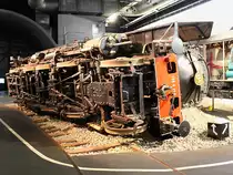 Umgestürzte Dampflok, 140 A 259, Cité du train, 2.10.12 