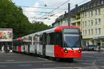 5125 wurde die Teilgestaltung  Aldi Talk  entfernt. Hier zu sehen auf der Kreuzung Aachener Str./Gürtel am 20.08.2014.