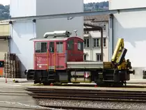 SBB - Tm 232 007-5 im Areal des IW Biel ..Foto vom 10.08.2014 .. Standort des Fotografen ausserhalb der IW Biel