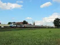 26163 mit dem EC 96 Basel - Brussel am 17/04/2014 in Schwindratzheim.