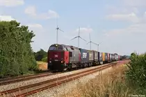 MZ 1456 mit KLV Zug am 24.07.2014 bei Tjaereborg.