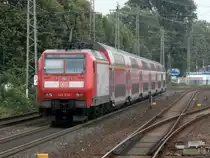 Am 27.7 durchfuhr 146 030 mit einem RE Düsseldorf Oberbilk in Richtung Köln.

Düsseldorf 27.07.2014