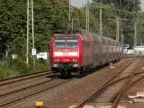 Nun kam auch 146 029 mit einem RE durch Oberbilk in Richtung Köln gefahren.

Düsseldorf 27.07.2014