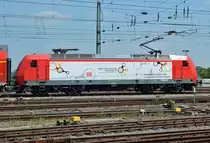 146 020-3 Lokportrait, zwischen Hbf Köln und Hohenzollernbrücke - 31.07.2014