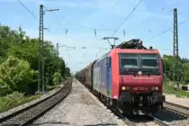 482 011-4 mit dem 49069 von (Ludiwgshafen BASF-)Karlsruhe Gbf nach Basel SBB Rbf am Nachmittag des 07.06.14 in Emmendingen.