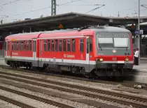 628 628 als RB 27035 von M�nchen Hbf nach Simbach(Inn) bei der Ausfahrt am 29.08.2014 in M�nchen Ost 