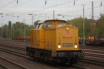 DB Netz 203 314 am 18.10.13 als Lz in Düsseldorf-Rath.