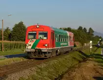 STLB 5047 402 war am Morgen des  29. August 2014 als S 31 von Weiz nach Graz Hauptbahnhof unterwegs, und wurde von mir in Messendorf nachgeschossen.

