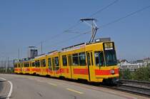 Be 4/8 221 zusammen mit dem Be 4/6 107 auf der Linie 10 fahren Zur Haltestelle M-Parc. Die Aufnahme stammt vom 08.09.2014.
