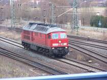 232 682 auf dem Weg zum Bahnhof Brandenburg Altstadt. Brandenburg Hbf 04.01.2007.