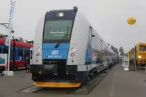 Der Regio-Panter stand f�r die Tschechische Staatsbahn CD auf der InnoTrans in Berlin.26.09.2014 
