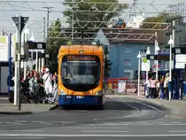 RNV Variobahn 4158 am 27.09.14 in Heidelberg 