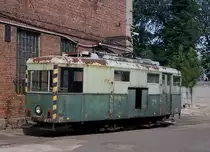 STRASSENBAHNBETRIEBE IN POLEN
Historische Strassenbahnen LODZ
Der Arbeitstriebwagen 22101 vor dem Trammuseum Lodz aufgenommen am 20. August 2014.  
Foto: Walter Ruetsch
