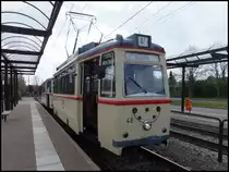 ET54 aus dem Jahr 1955 der RSAG in Rostock am 13.05.2014