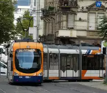 RNV Variobahn 3286 am 24.09.14 in Heidelberg auf der Linie 24