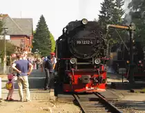 HSB 99 7232-4 mit der HSB 8903 von Wernigerode nach Eisfelder Talmühle, am 17.09.2014 in Drei Annen Hohne.