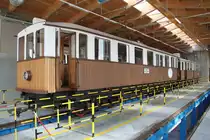 Nur noch sporadisch und zu besonderen Anlässen werden die über 100 jährigen Triebwagen aus der k.u.k. Zeit bei der Rittnerbahn eingesetzt.07.10.14