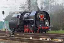 Die slowakische 475 179 am 27.September 2014 im Bf. Beclav.