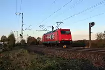 Nachschuss auf HGK 2061 (185 603-8)  ARS , die am 09.11.2013 als Lz bei Müllheim (Baden) gen Norden fuhr.
