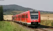612 012-5 und 612 015-8 als RE 3611 (Hannover Hbf-Halle(Saale) Hbf) bei Heißum 4.9.14
