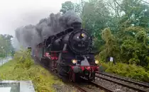 Sonderzug des  Bürgervereins zur Förderung des Schienenverkehrs  nach Winterberg
unter Volldampf kurz vor der Ruhrbrücke und dem Arnsberger Tunnel.
21.09.2014