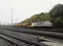 V 200.09 zu sehen am 15.10.14 in Marktredwitz bei starken Regen.