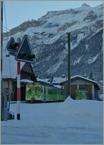 Es war noch kälter, als es auf dem Bild aussieht.
Doch Bahnfotografie macht (meist) bei jedem Wetter Spass. 
ASD Bahnhof Les Diablerets am 25. Jan. 2014 