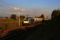 E186 147 von Railpool verm. an HSL in Vieselbach am 25.09.14