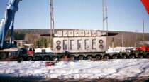 20,02,2003 Der Trafo beim Verladen