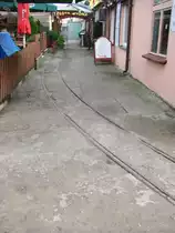 21.10.2014 Misdroy. Reste einer  Hafen  - Feldbahn am nördlichen Strandende