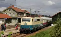 111 001-4 und 218 105-5 mit dem TEE 91341 (St.Georgen(Schwarzw)-Hausach) in St.Georgen 14.9.14