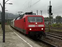 DB Fernverkehr 120 101-1 am 11.10.14 in Heidelberg Hbf 