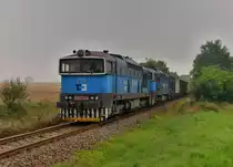 753 772 + 753 771 mit einem Kokszug am 06.09.2014 bei Stod. 