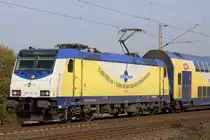 ME 146-18 am 27.10.14 in Richtung Göttingen nördl. von Salzderhelden am Bü Km75,1