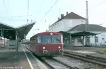 798 522 fuhr am 28.2.14 in Nördlingen aus Gleis 5 Richtung Dinkelsbühl ab. 
