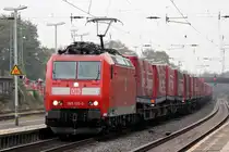 185 131-0 mit Winnerzug in Bonn-Beuel 25.10.2014