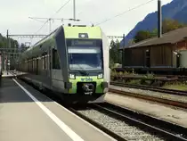 BLS - Triebzug RABe 535 112-7 bei der einfahrt im Bahnhof Erlenbach am 08.10.2014