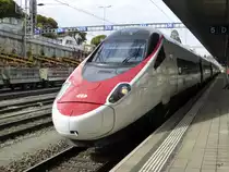 SBB - ETR 610 113 im Bahnhof Spiez am 08.10.2014