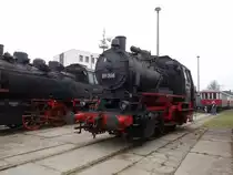 Auch 89 008 holte man aus der Schweriner Museumshalle und konnte,am 03.Oktober 2014,besichtigt werden.
