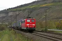 151 041 am 23.10.14 in Thüngersheim gen Würzburg